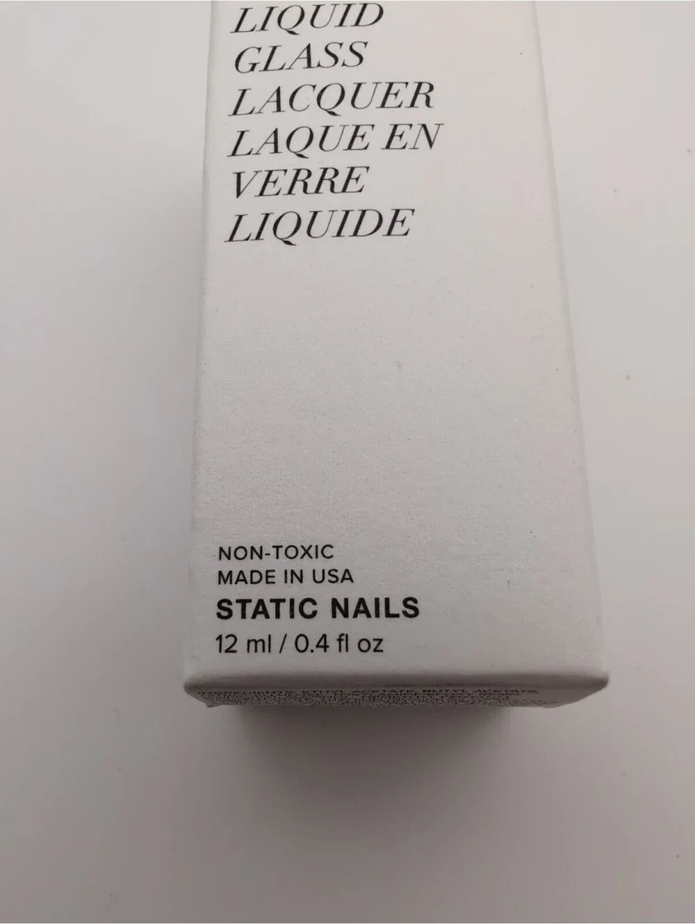 Static Nails Saint Tropez Liquid Glass Nail Polish/ Lacquer Full Coverage